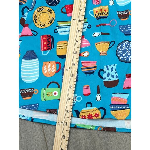 Eva Rose Womens Multicolor Stretch MCM Kitchenware Mini Swing Skirt Plus Size 3X - Picture 10 of 10